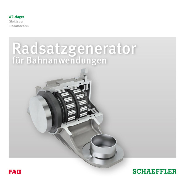 Radsatzlager- Generator
