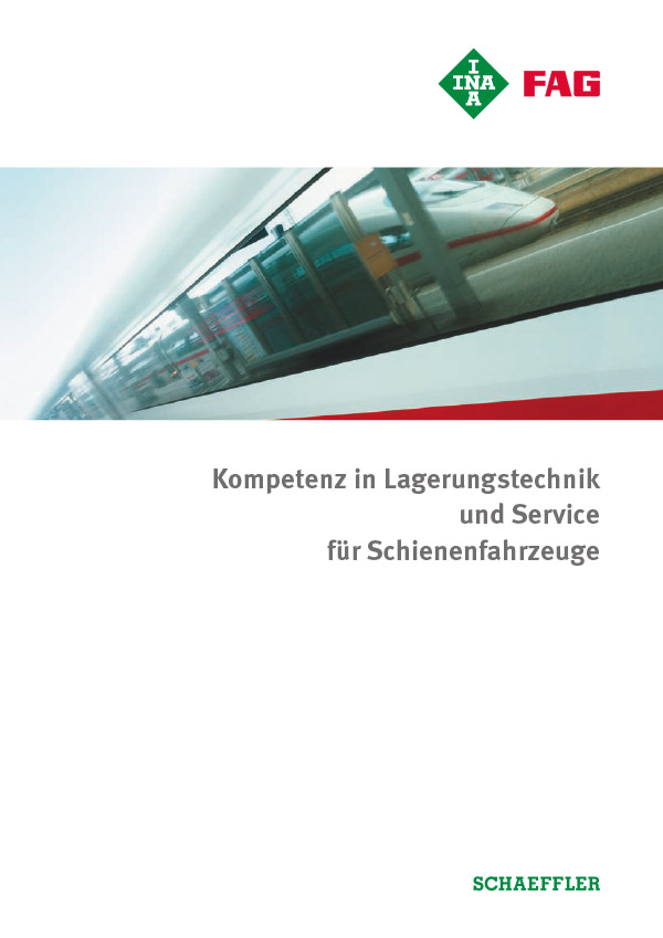 Kompetenz in Lagerungstechnik und Service für Schienenfahrzeuge Kompetenz in Lagerungstechnik und Service für Schienenfahrzeuge