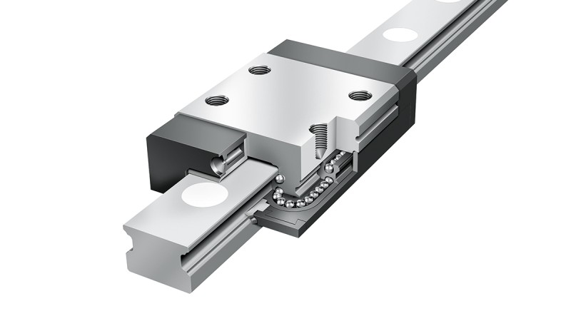 Schaeffler Linearführungen: Vierreihige Miniatur-Kugelumlaufeinheiten