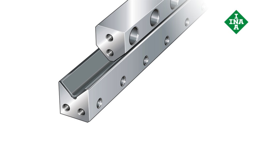 Guidages linéaires Schaeffler : Rails de guidage M avec revêtement de glissement et rails V