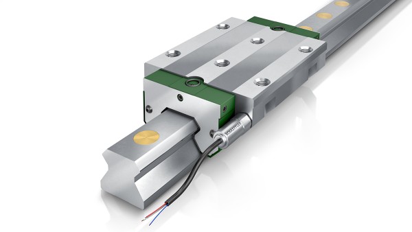 Profilschienenführungen mit Schaeffler DuraSense regeln ihren Schmierstoffbedarf selbst.