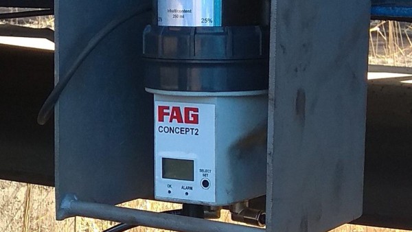 Schaeffler CONCEPT2 im Schutzkasten am Antriebsmotor